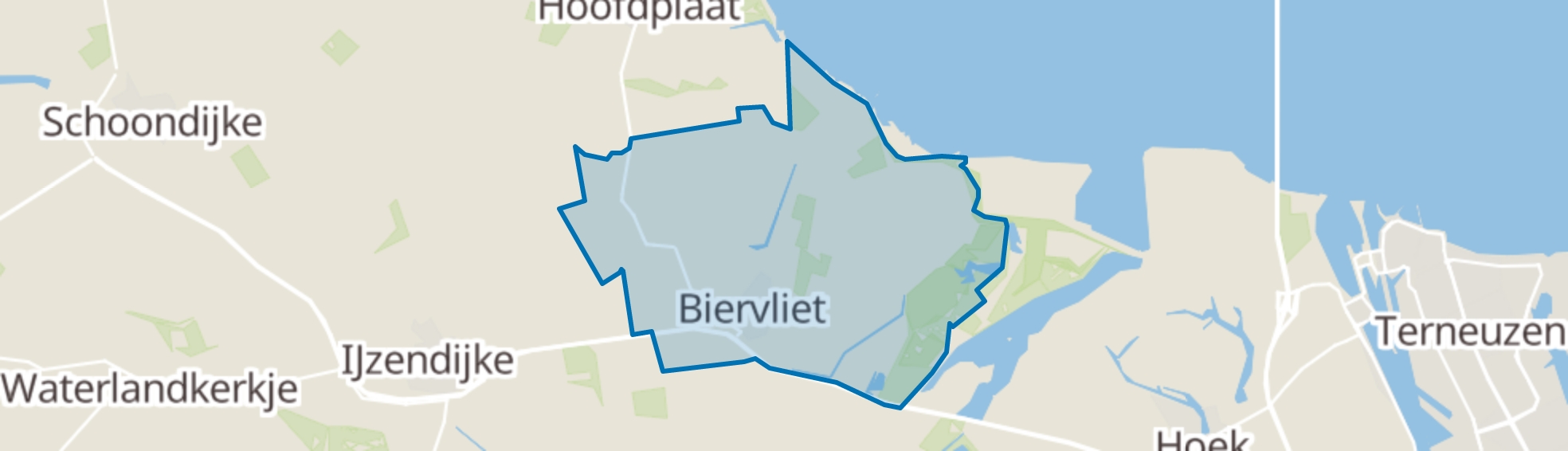 Biervliet (Gem. Terneuzen) map