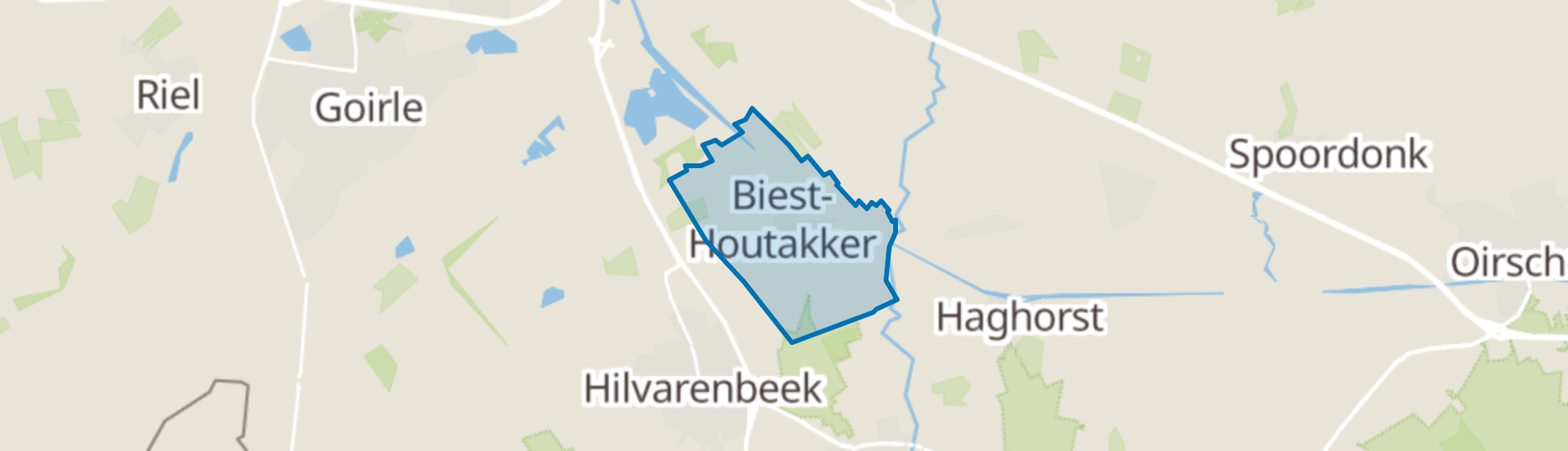 Biest-Houtakker map