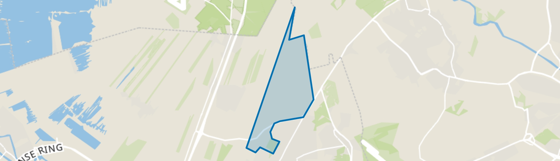Ridderoordsche Bossen, Bilthoven map