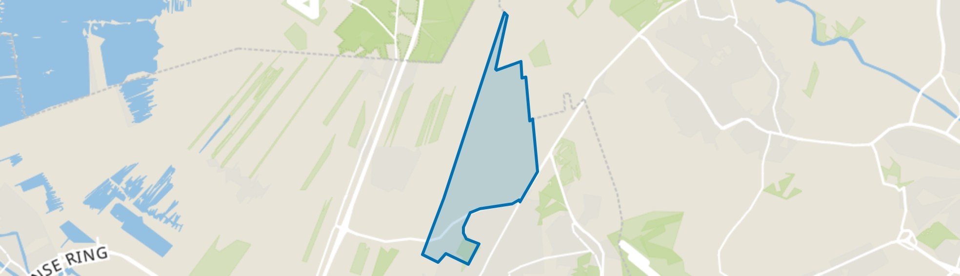 Ridderoordsche Bossen, Bilthoven map