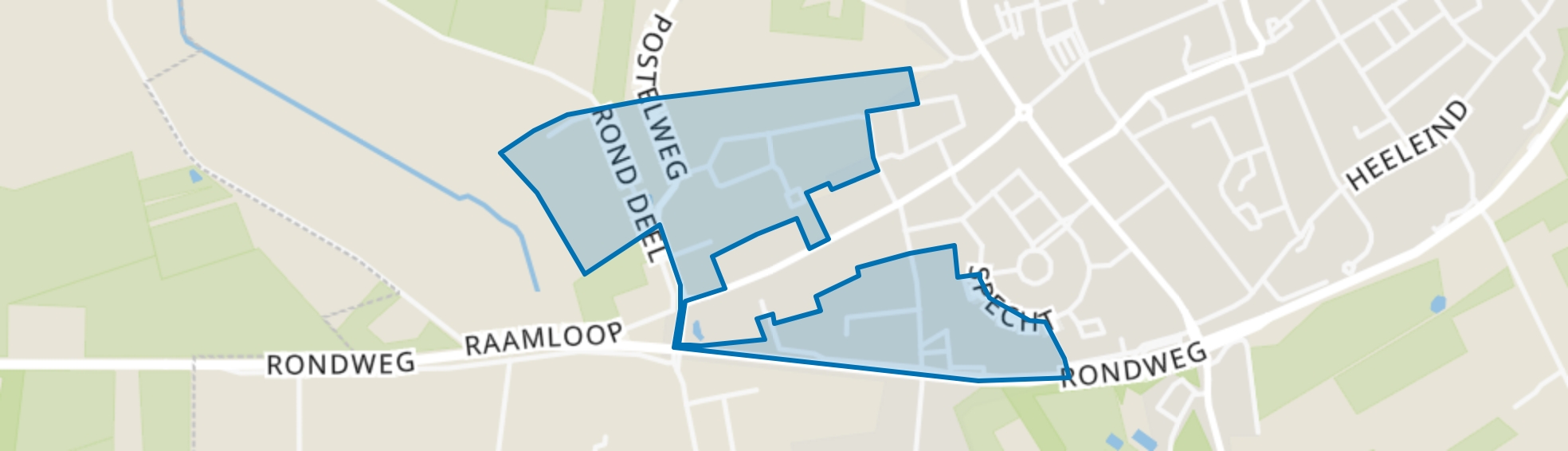 Bladel Bedrijventerrein De Beemd en Leemskuilen, Bladel map