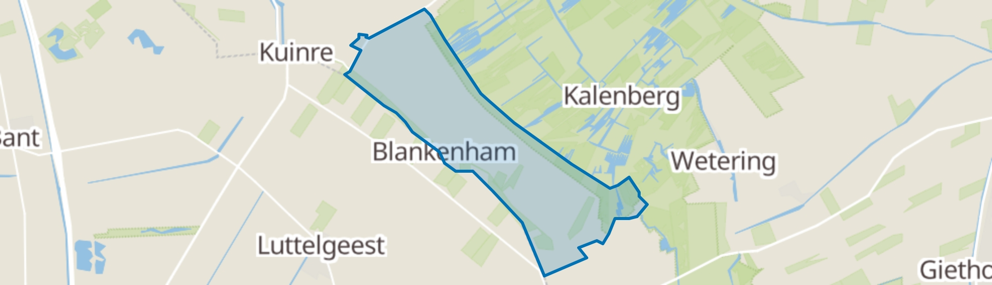 Blankenham map