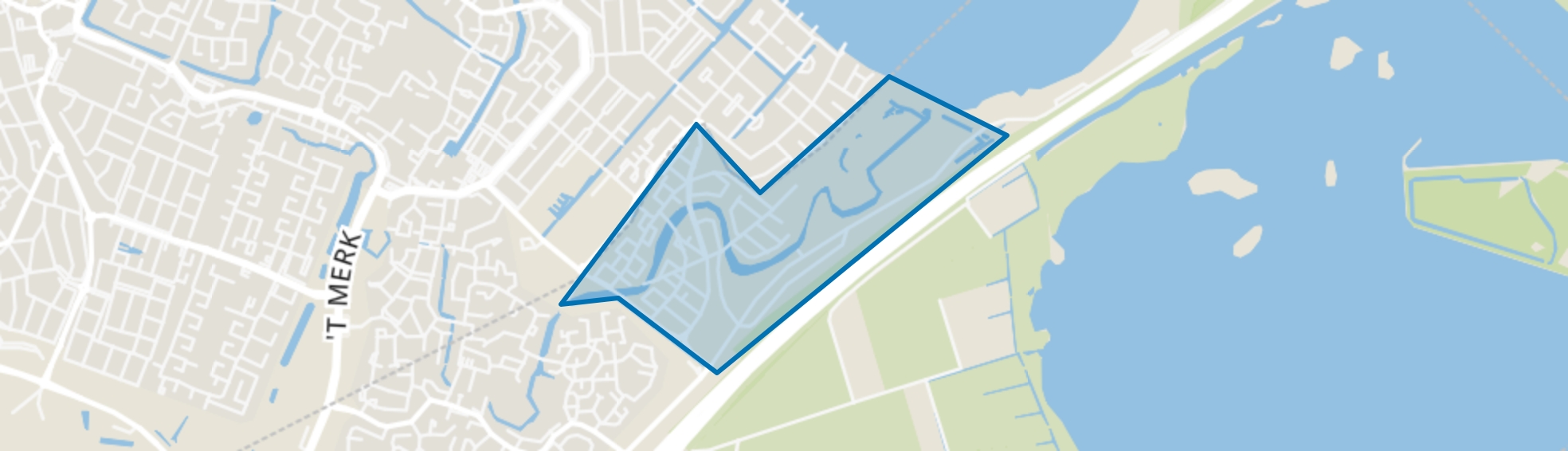 Blaricummermeent, Blaricum map