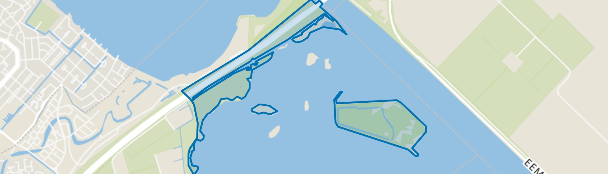 Eemmeer-Blaricum, Blaricum map