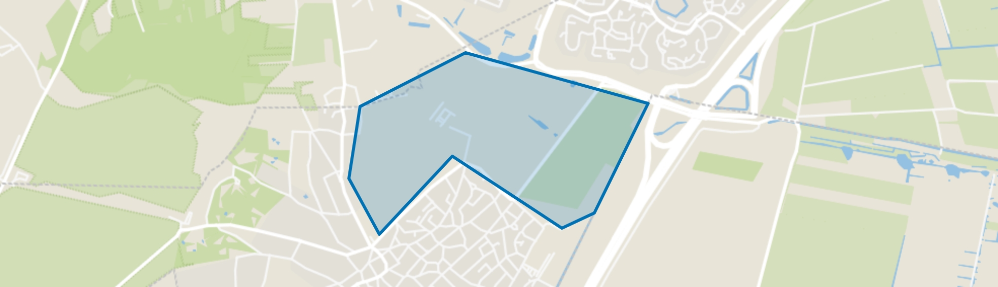 Warandepark-De Eng, Blaricum map