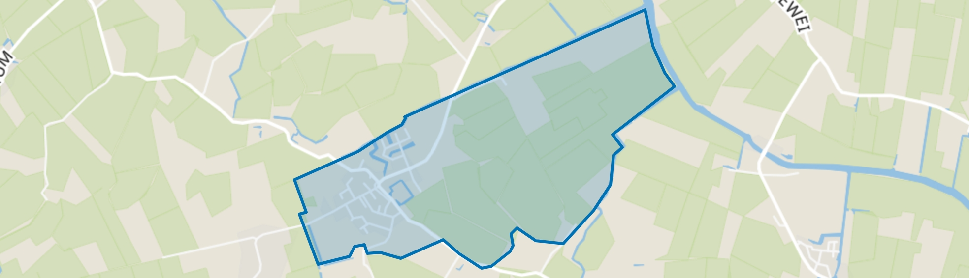 Blauwhuis, Blauwhuis map