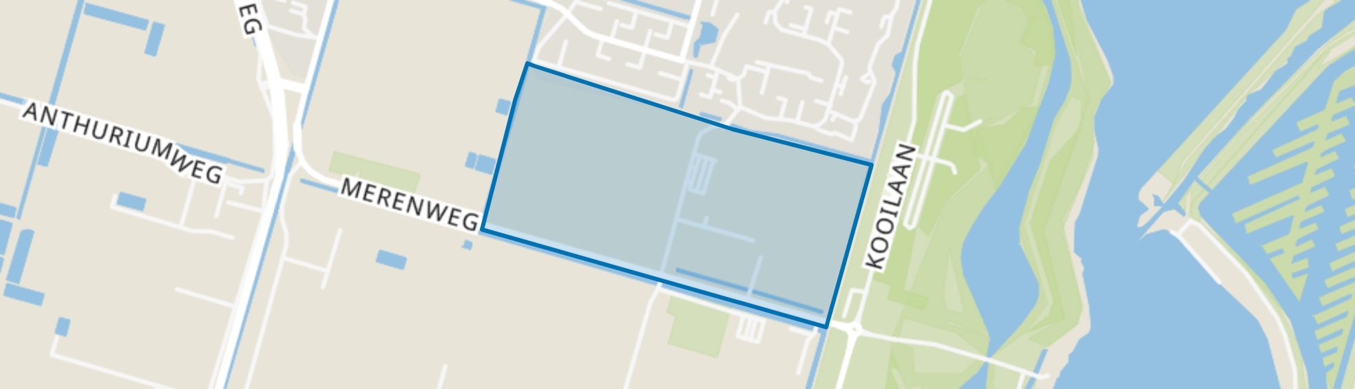 Merenveld, Bleiswijk map