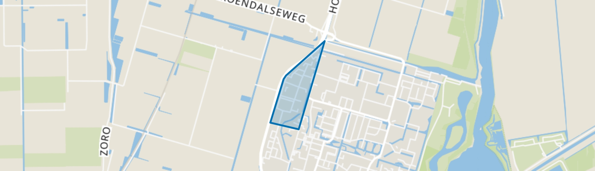 Zeeheldenbuurt, Bleiswijk map
