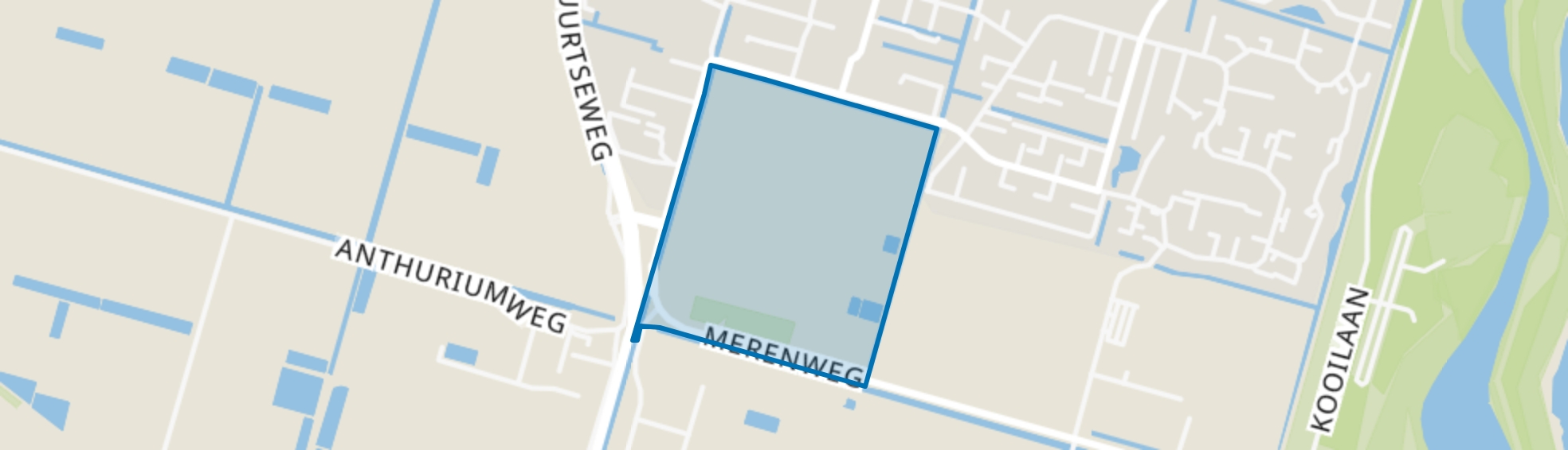Zeldenrust, Bleiswijk map