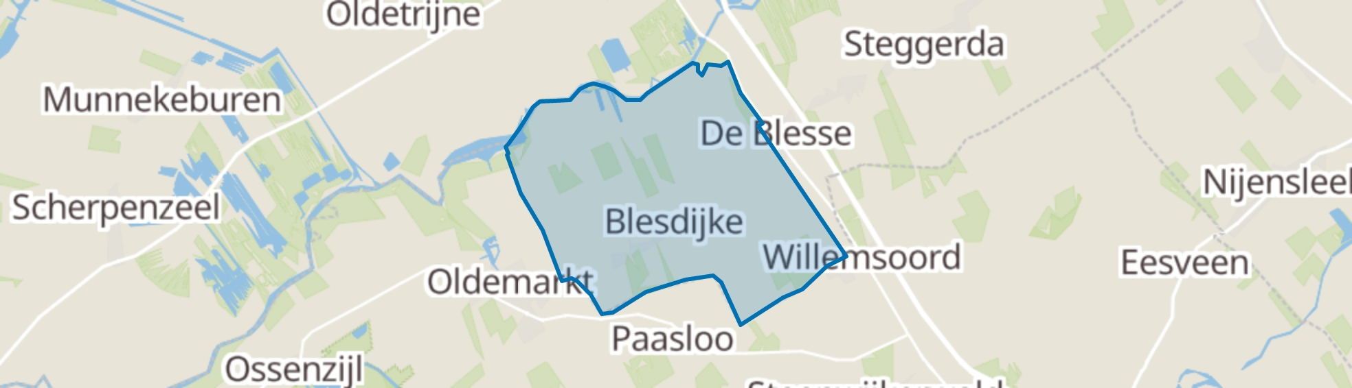 Blesdijke map