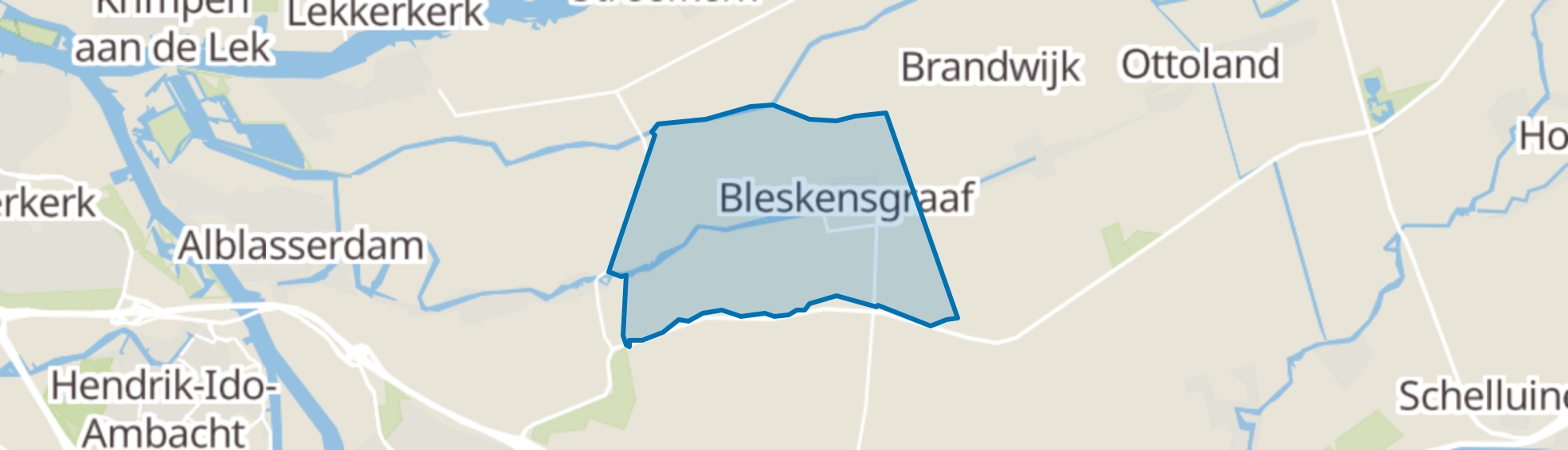 Bleskensgraaf ca map