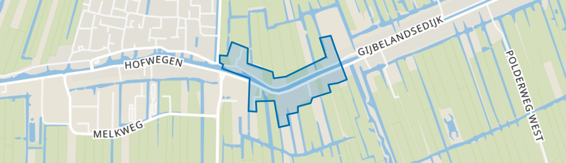 Bleskensgraaf-Hofwegen, Bleskensgraaf ca map