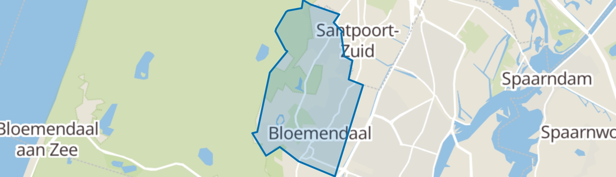 Bloemendaal map