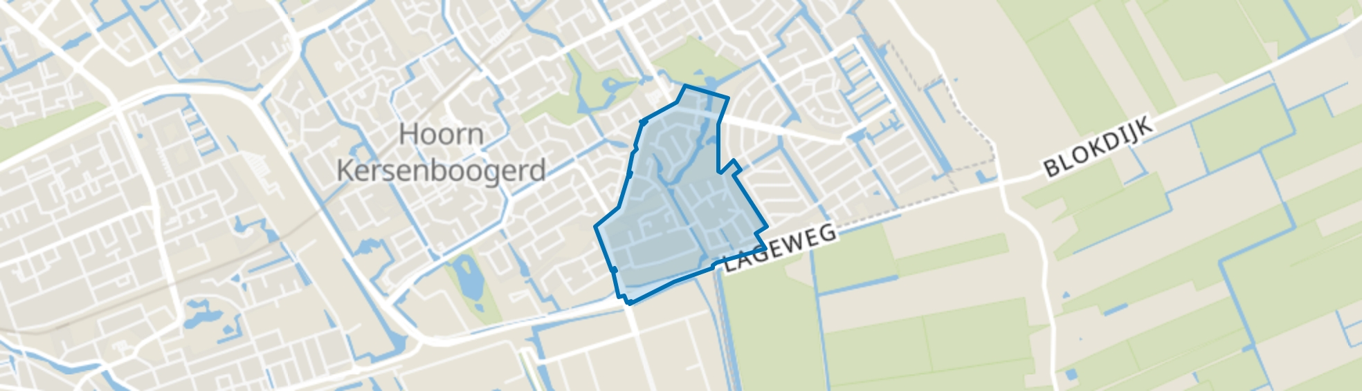 Kersenboogerd-Zuid - Buurt 33 05, Blokker map