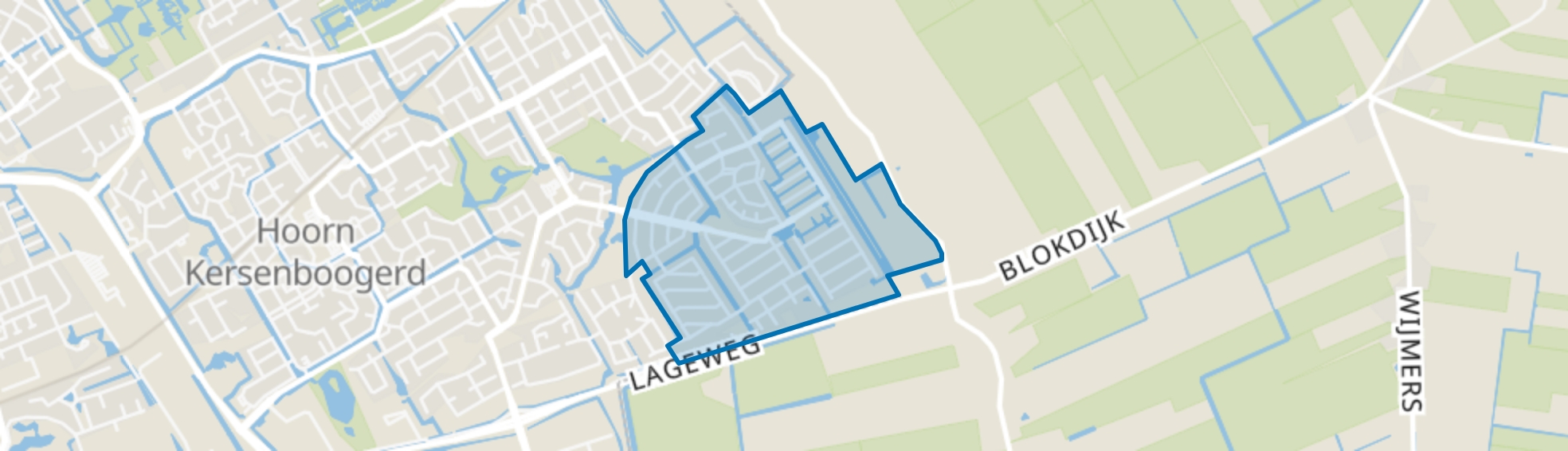 Kersenboogerd-Zuid - Buurt 33 06, Blokker map