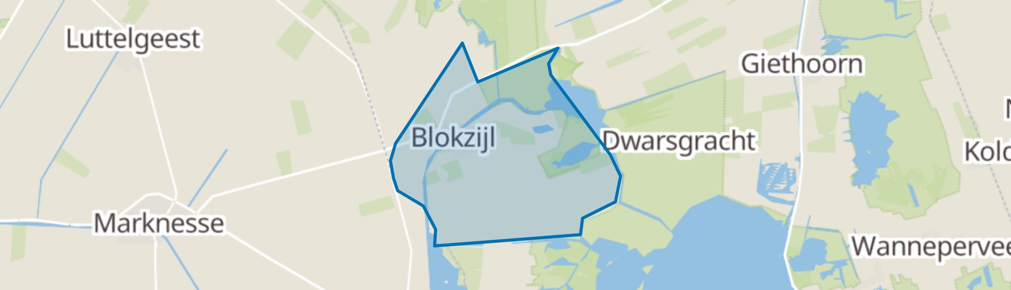 Blokzijl map