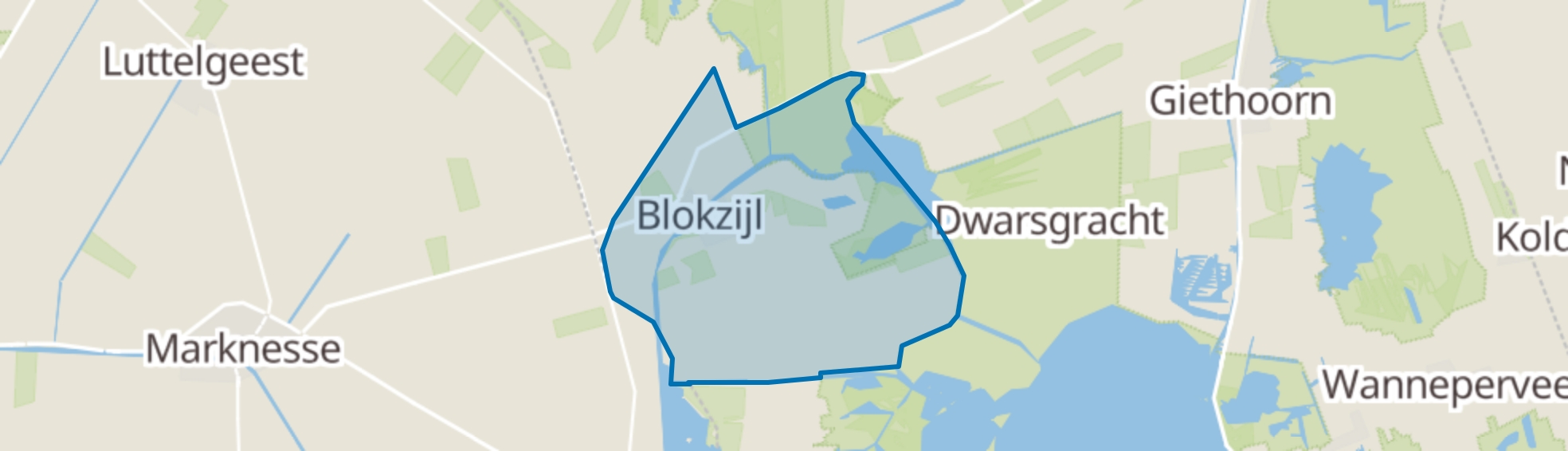 Blokzijl map