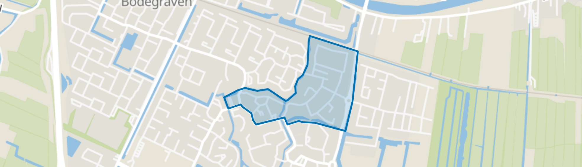 Broekvelden-Noordoost, Bodegraven map