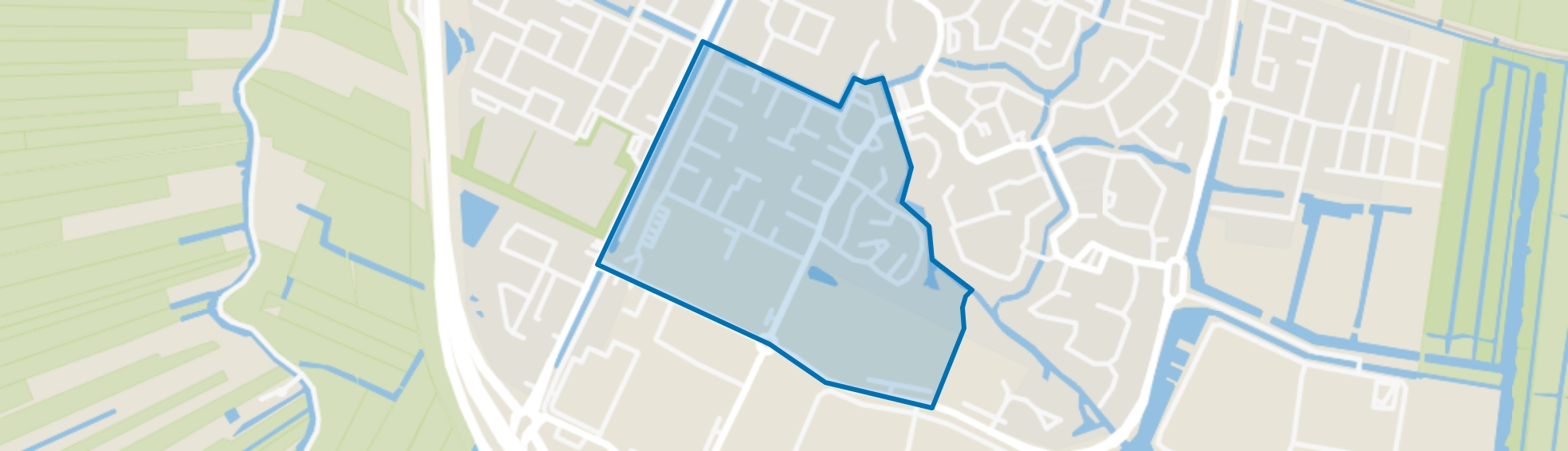 Broekvelden-Zuid, Bodegraven map