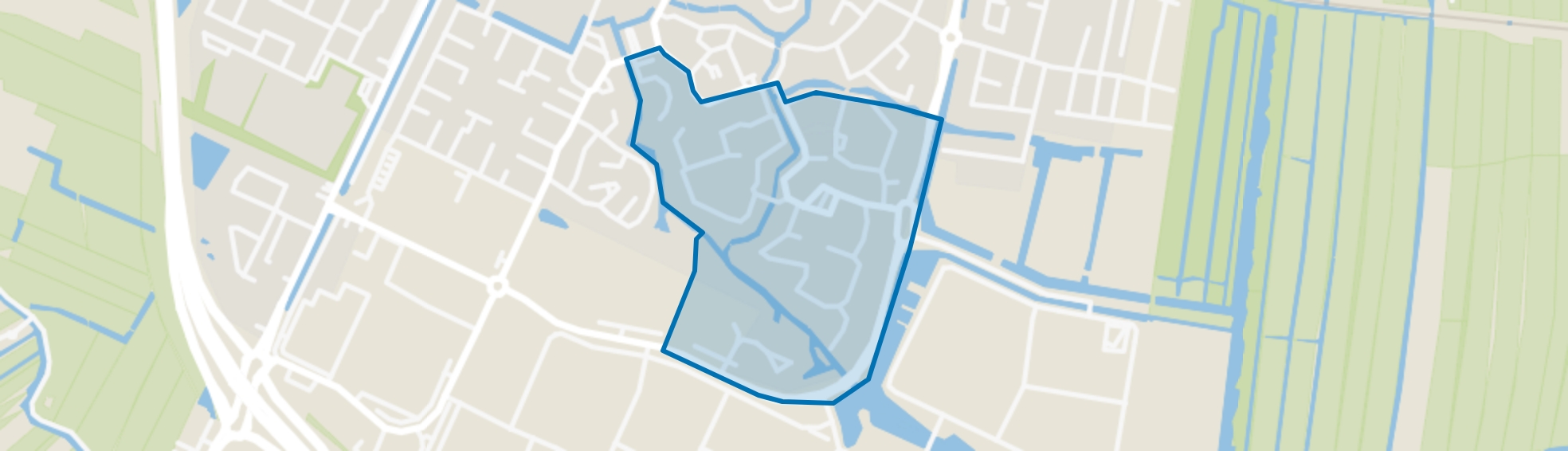 Broekvelden-Zuidoost, Bodegraven map