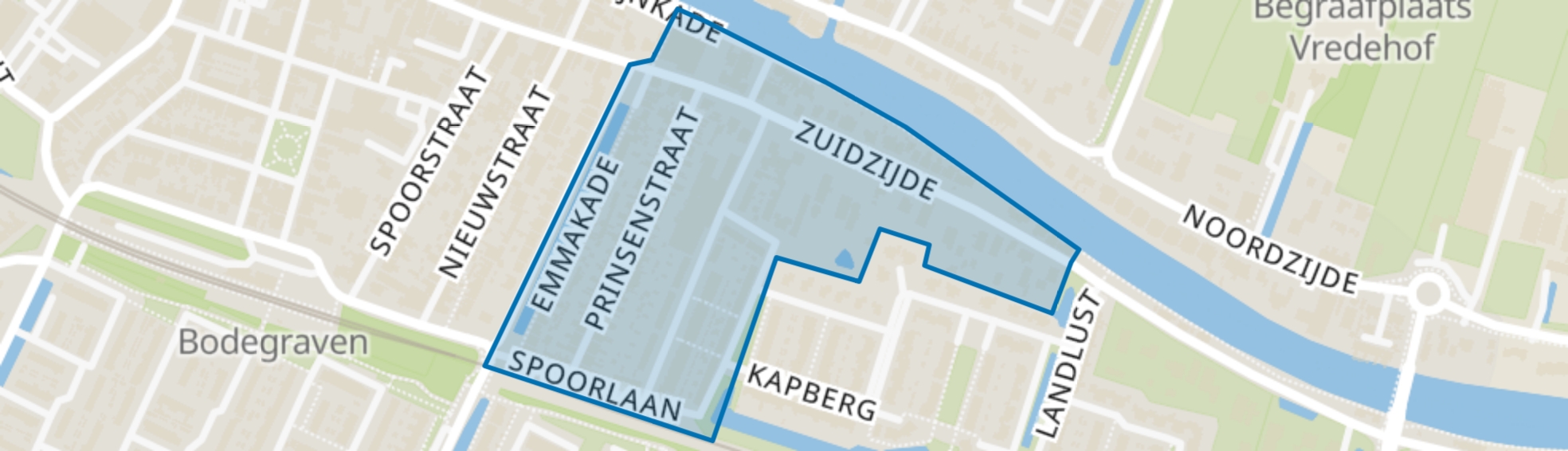 Centrum-Oost, Bodegraven map