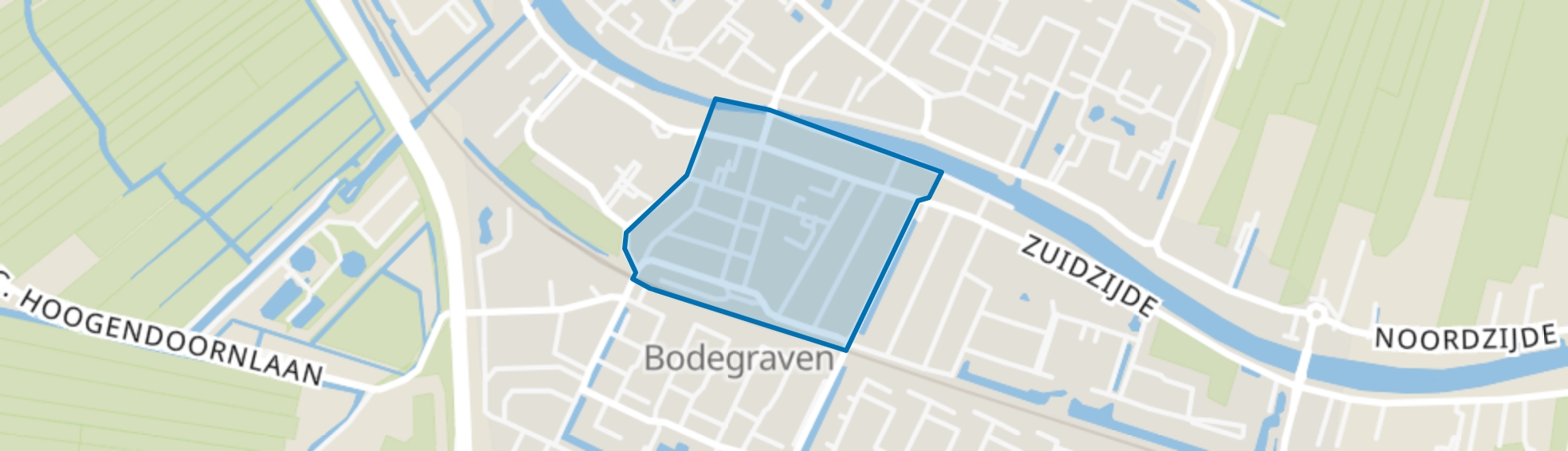 Centrum-Zuid, Bodegraven map