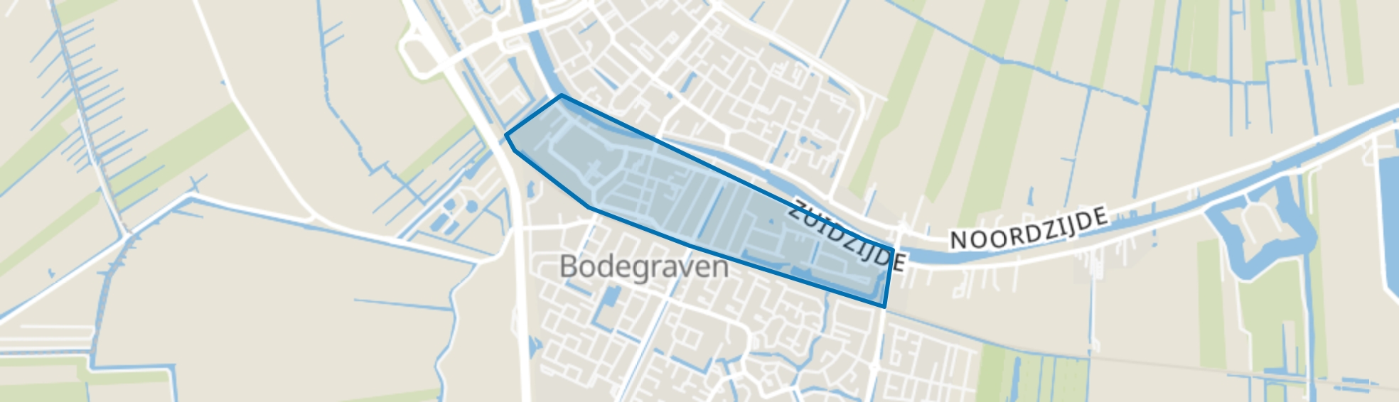 Centrum, Bodegraven map