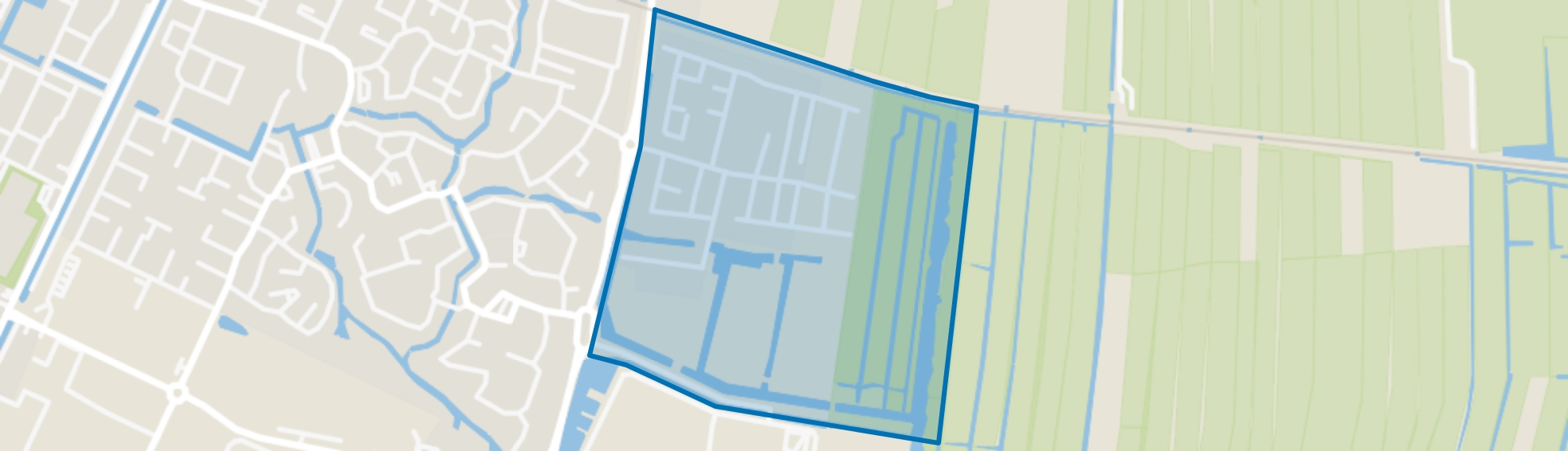 Weideveld, Bodegraven map