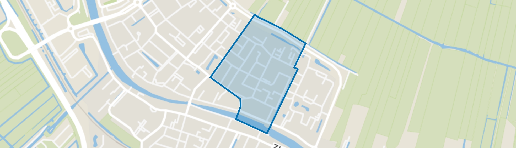 Zeeheldenbuurt, Bodegraven map