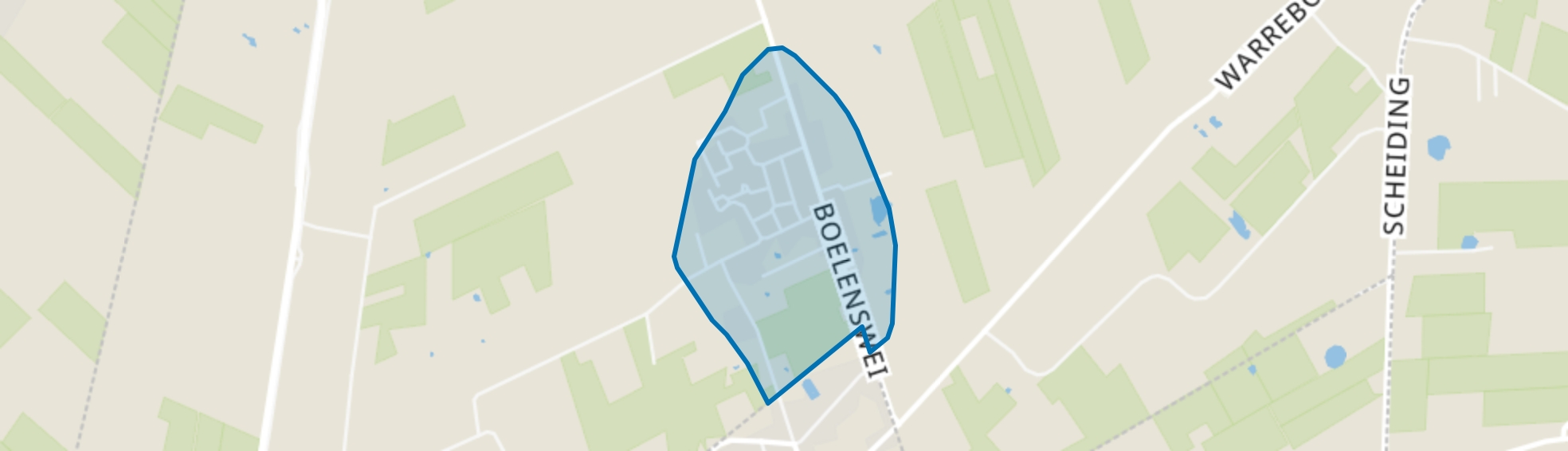 Boelenslaan, Boelenslaan map