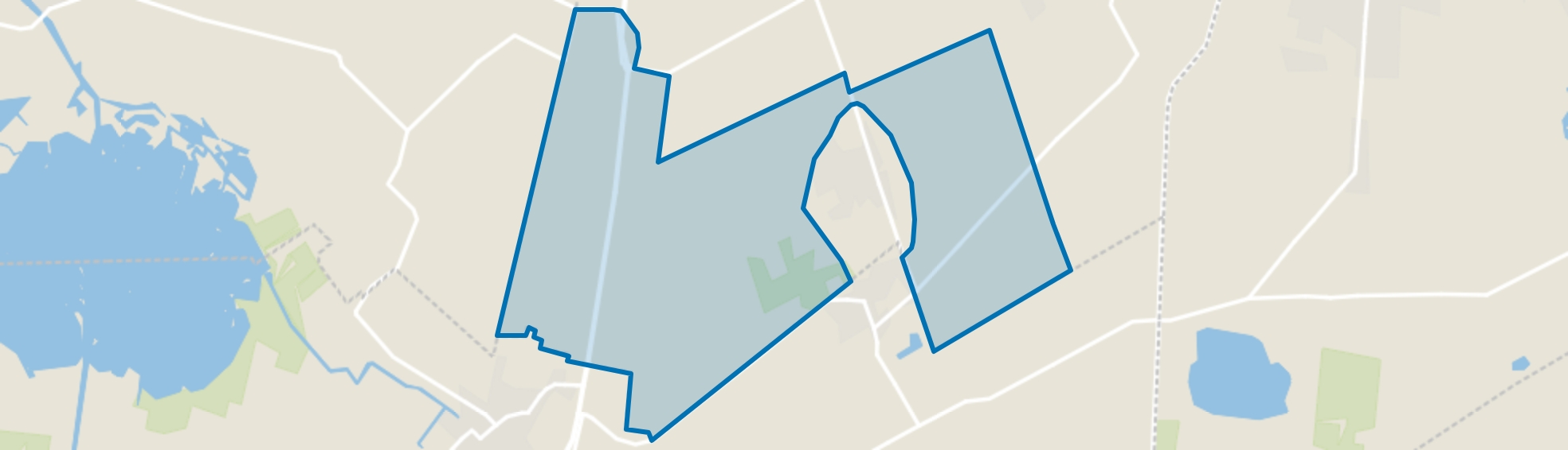 Verspreide huizen Boelenslaan, Boelenslaan map