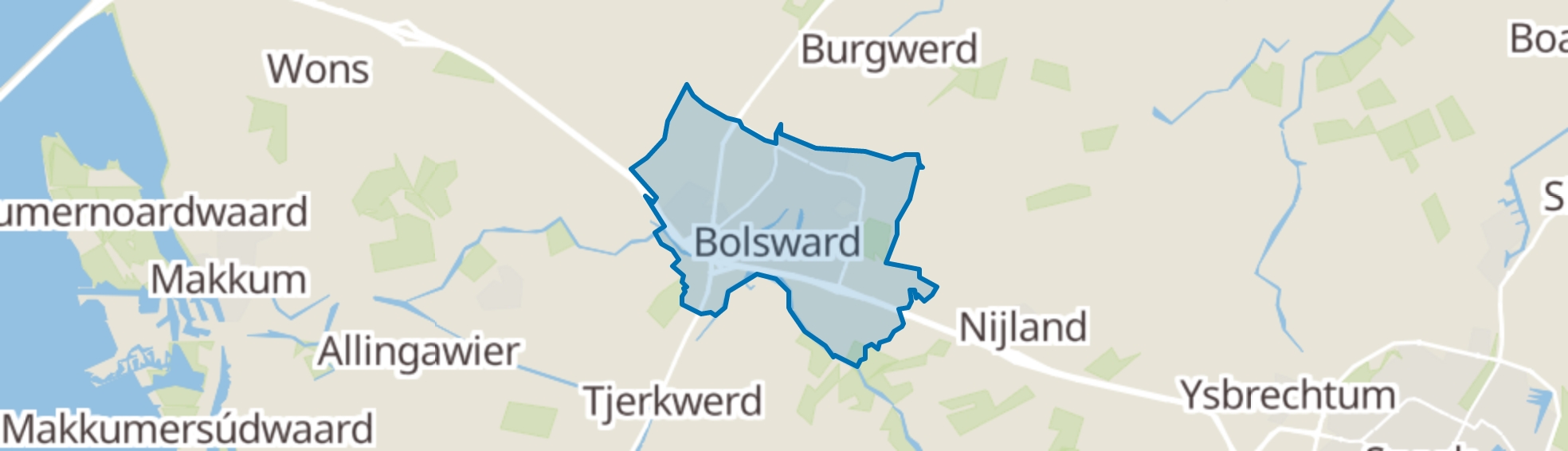 Bolsward map