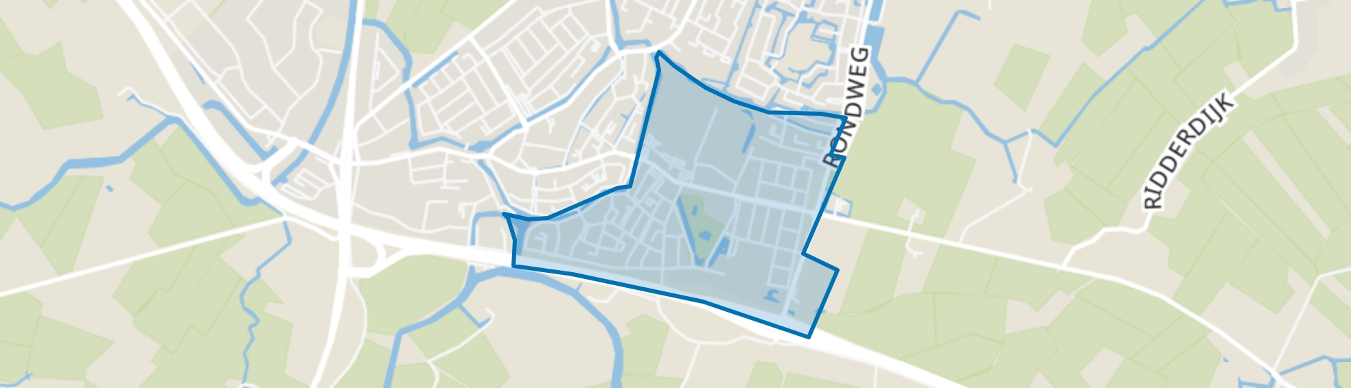 Bolsward-Zuidoost, Bolsward map