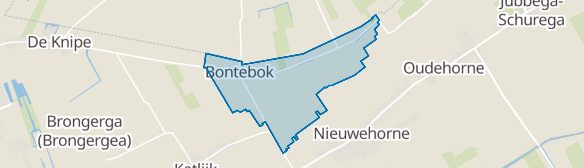 Bontebok map