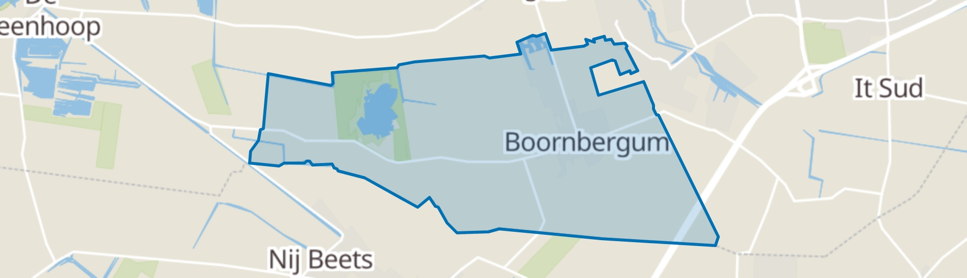 Boornbergum map