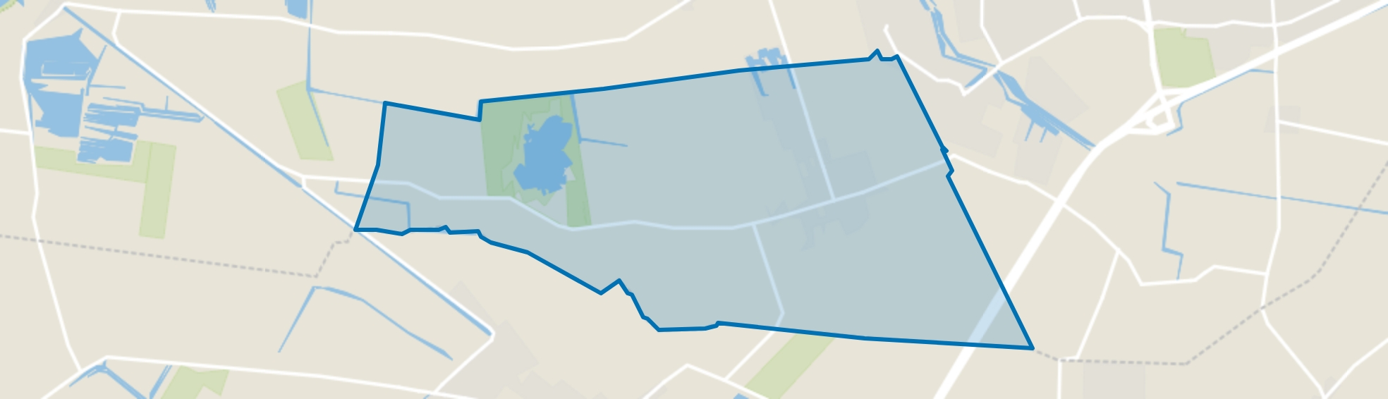 Boornbergum, Boornbergum map