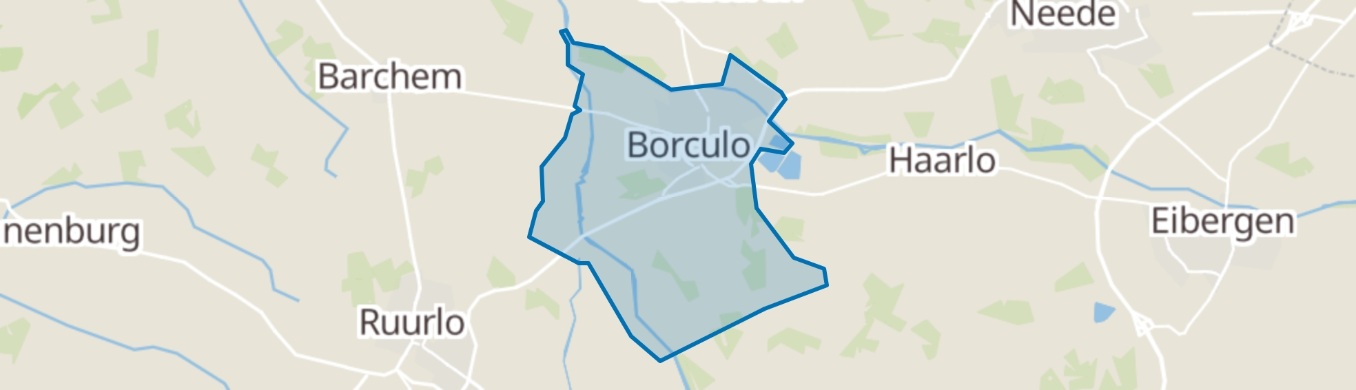 Borculo map