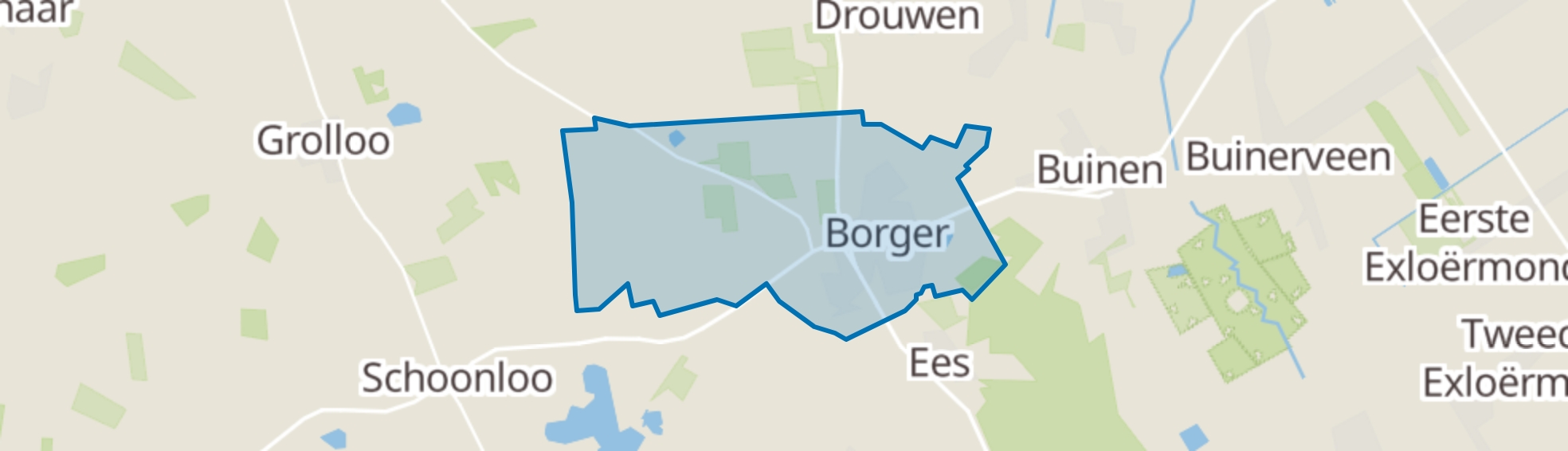 Borger map