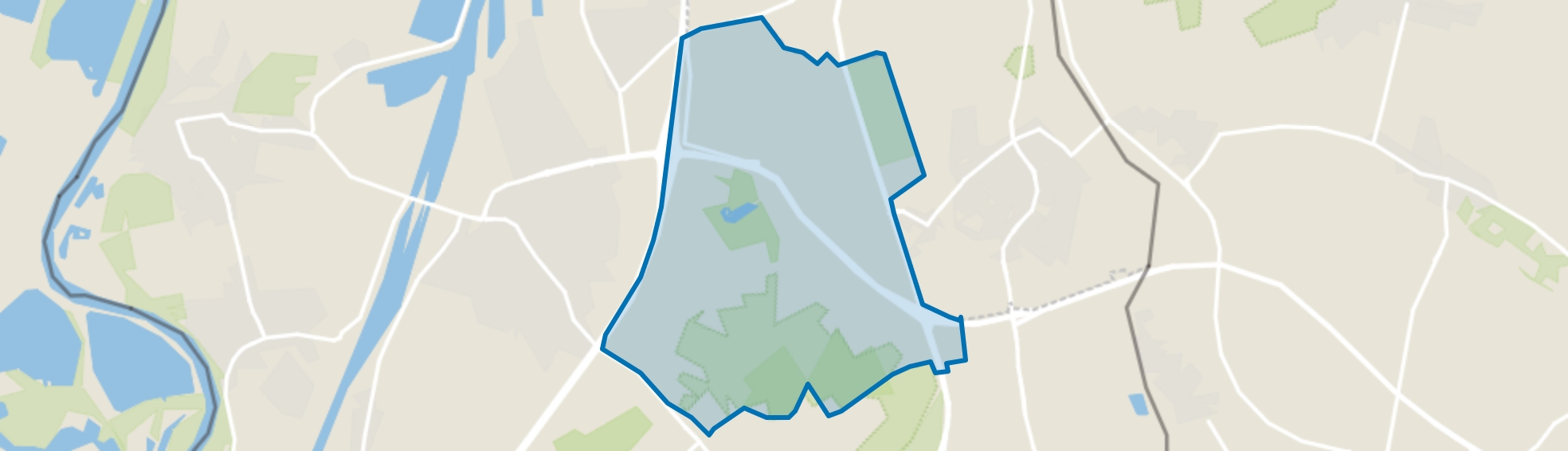 Omgeving Limbrichterbos-Wolfrath, Born map