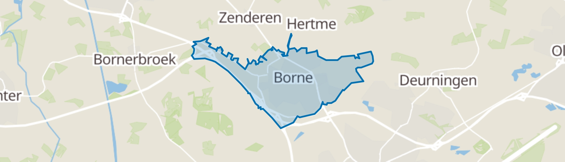 Borne map