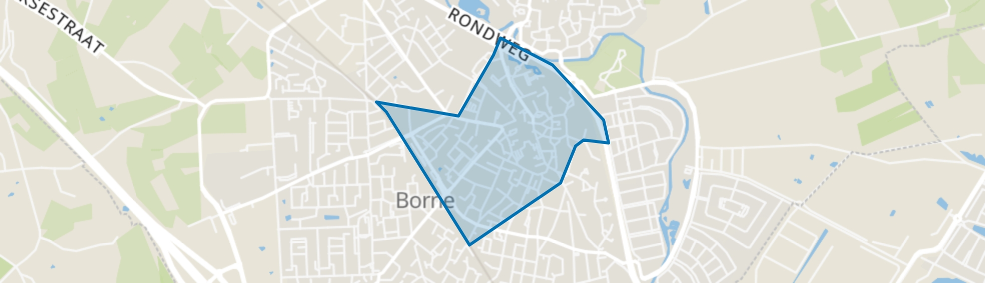 Borne Centrum, Borne map