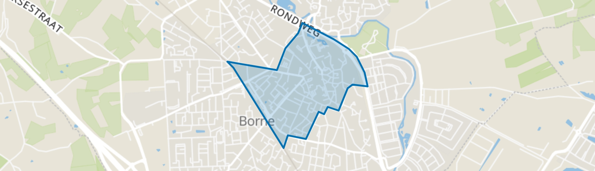 Borne Centrum, Borne map