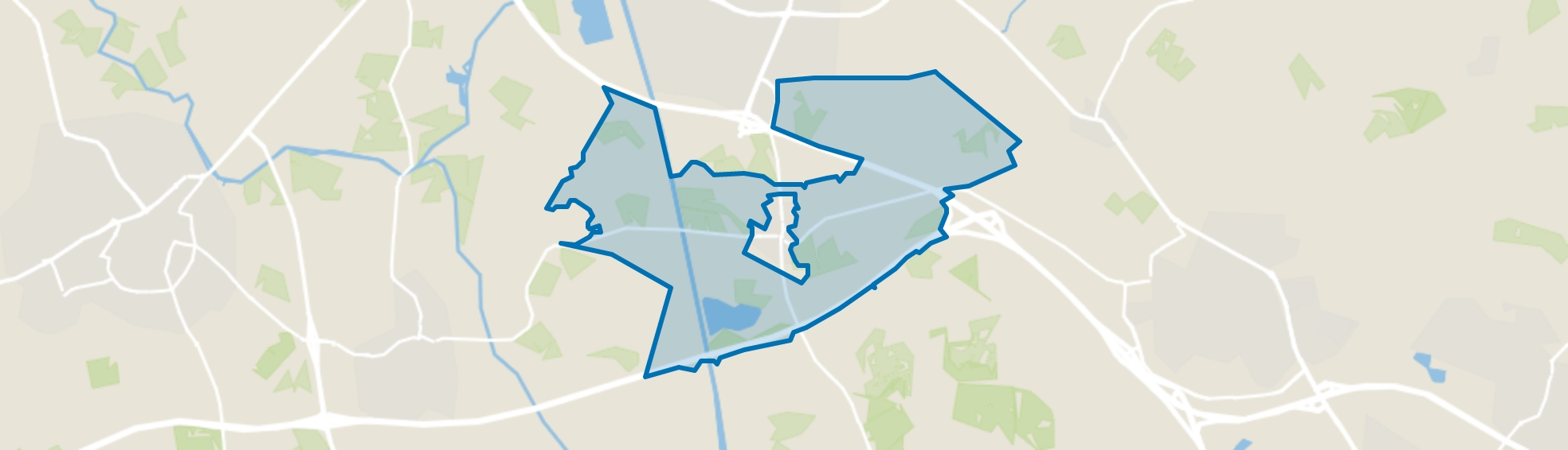 Verspreide huizen wijk 21, Bornerbroek map