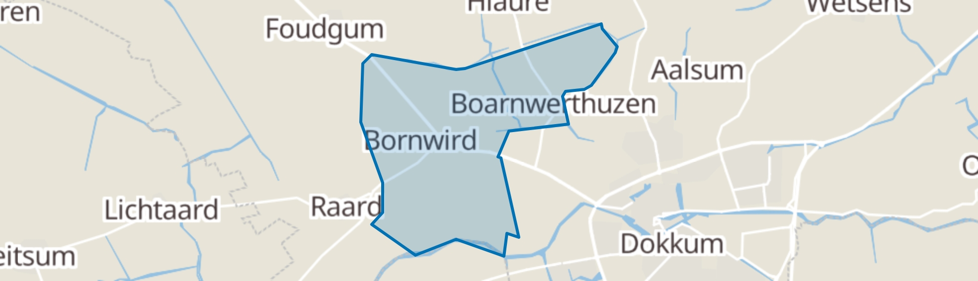 Bornwird map