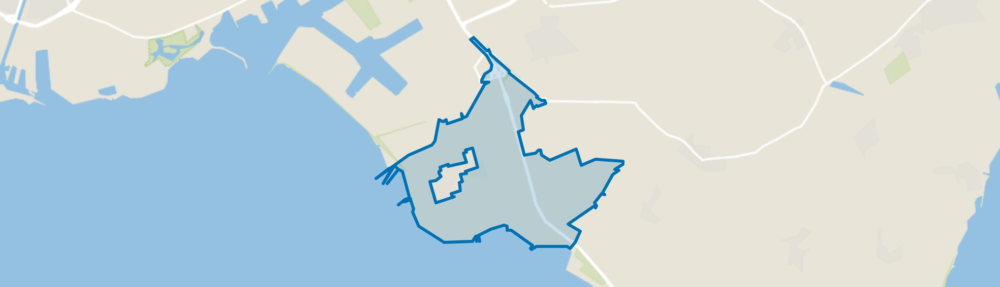 Buitengebied Borssele, Borssele map