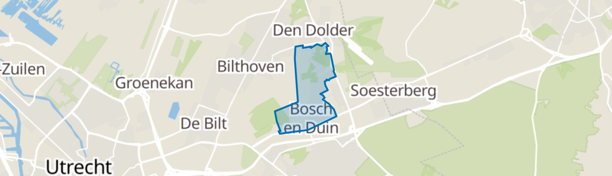 Bosch en Duin map