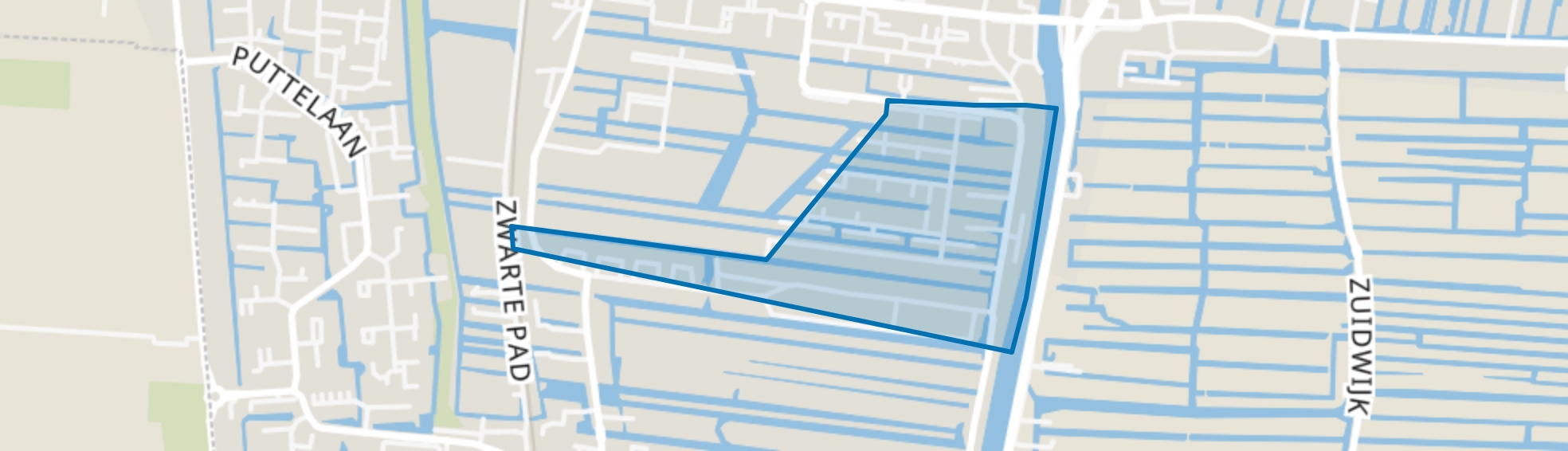 Appelbuurt, Boskoop map