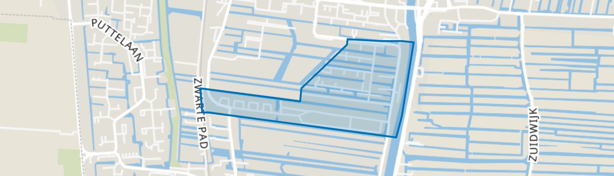 Appelbuurt, Boskoop map