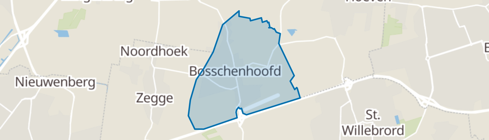 Bosschenhoofd map