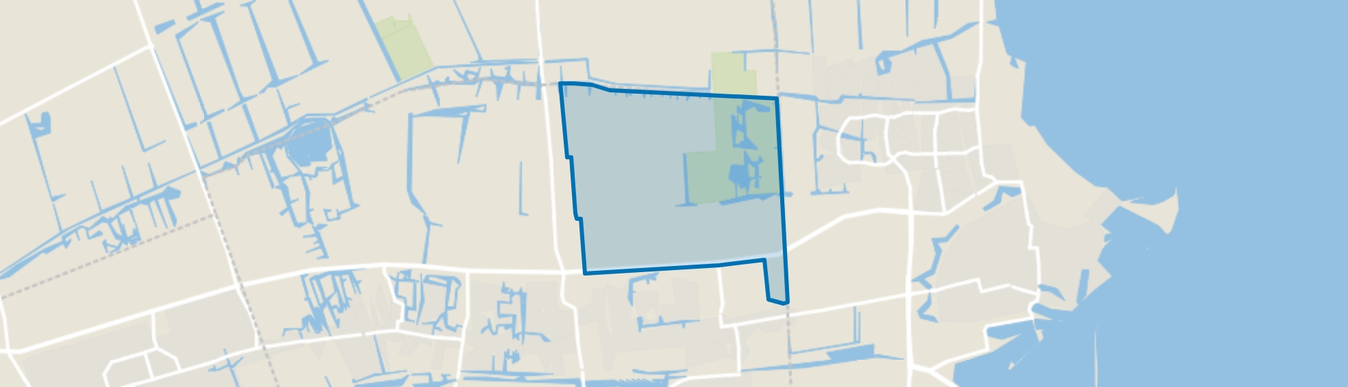 Bovenkarspel buitengebied noord, Bovenkarspel map